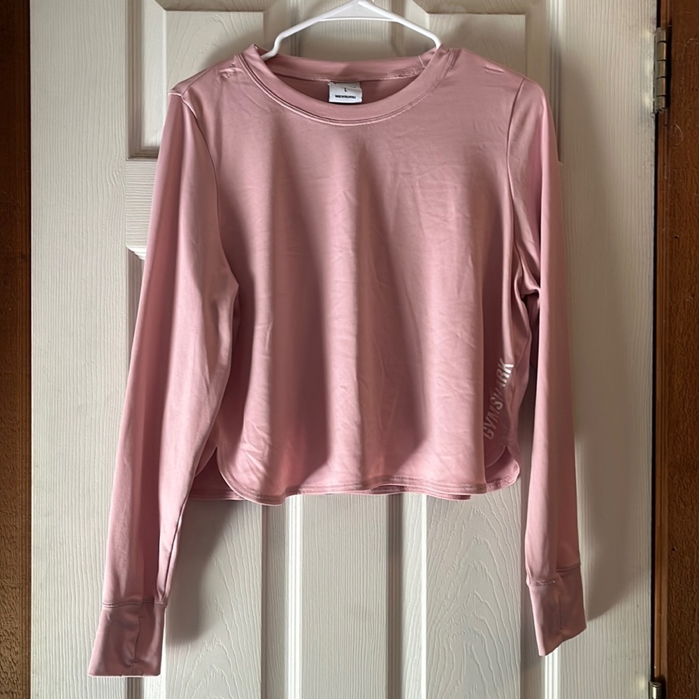 Gymshark ling sleeve crop top